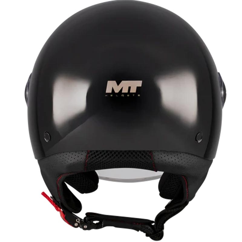 Atvērtā motocikla ķivere MT Street S Pure A1 melna