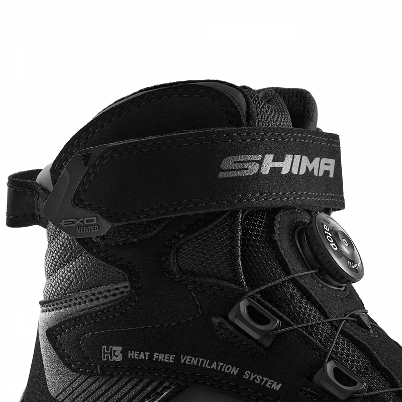 Shima Exo motociklu zābaki melni-melni