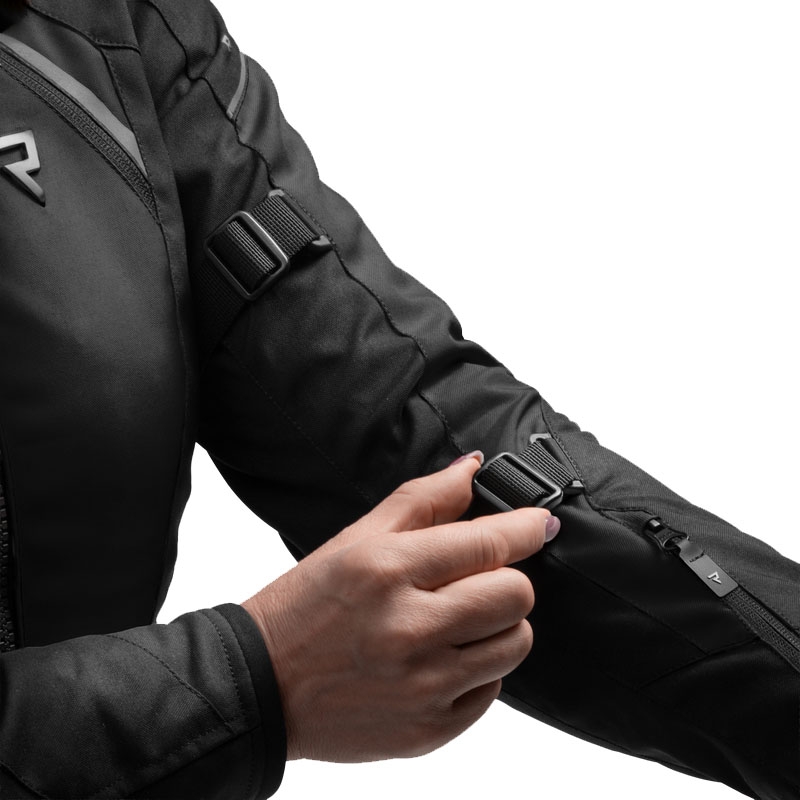 Sieviešu motocikla jaka Rebelhorn Swift melna