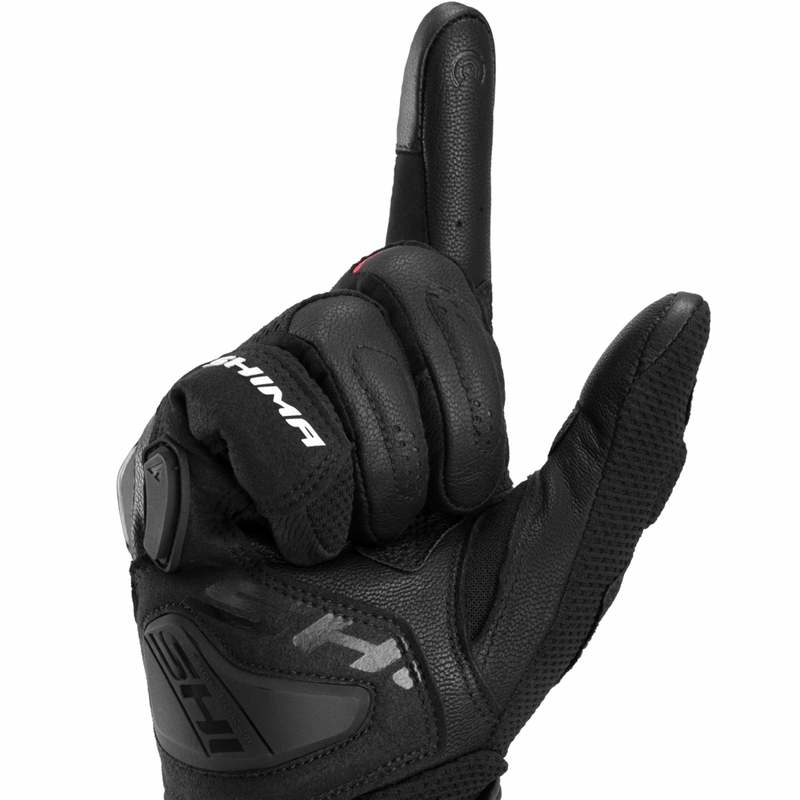 Shima Spark 3.0 motocikla cimdi melni-sarkani