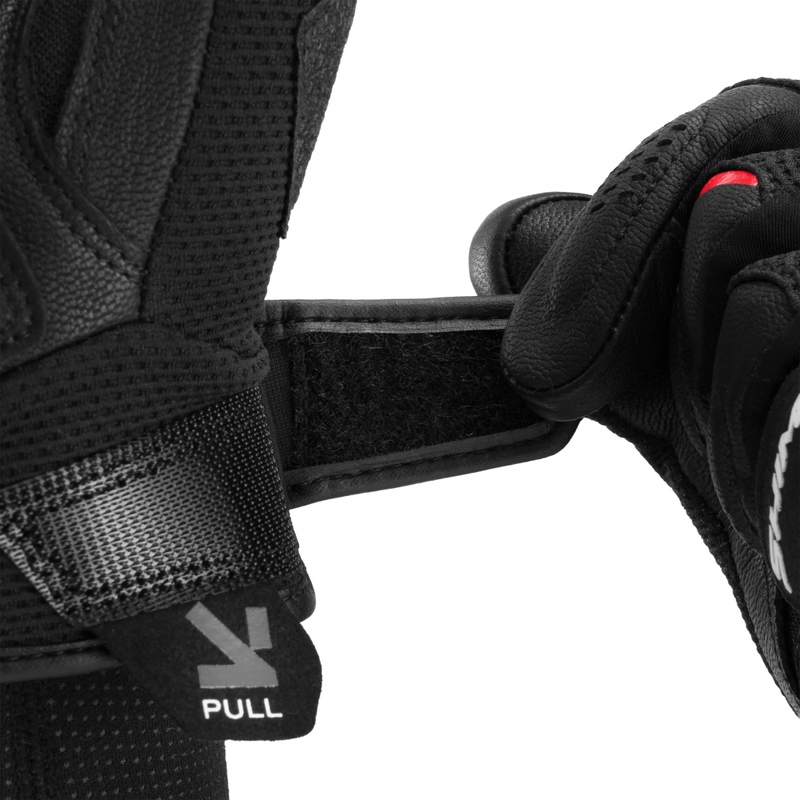 Shima Spark 3.0 motocikla cimdi melni-sarkani