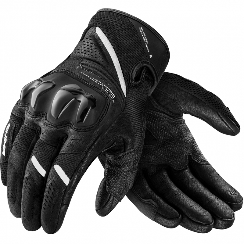 Shima Spark 3.0 motocikla cimdi melni-balti