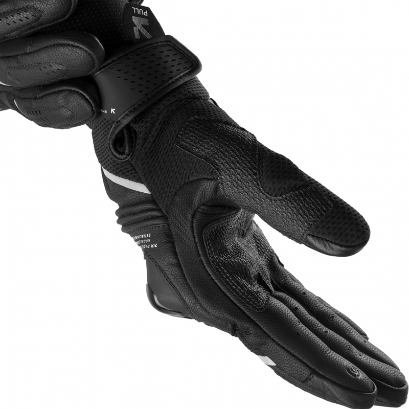 Shima Spark 3.0 motocikla cimdi melni-balti