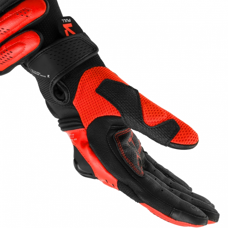 Shima Spark 3.0 motocikla cimdi, fluorescējoši sarkani