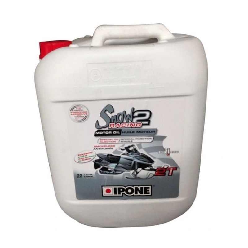 Sniega motociklu eļļa Ipone 2T Snow racing 22 l zemeņu eļļa