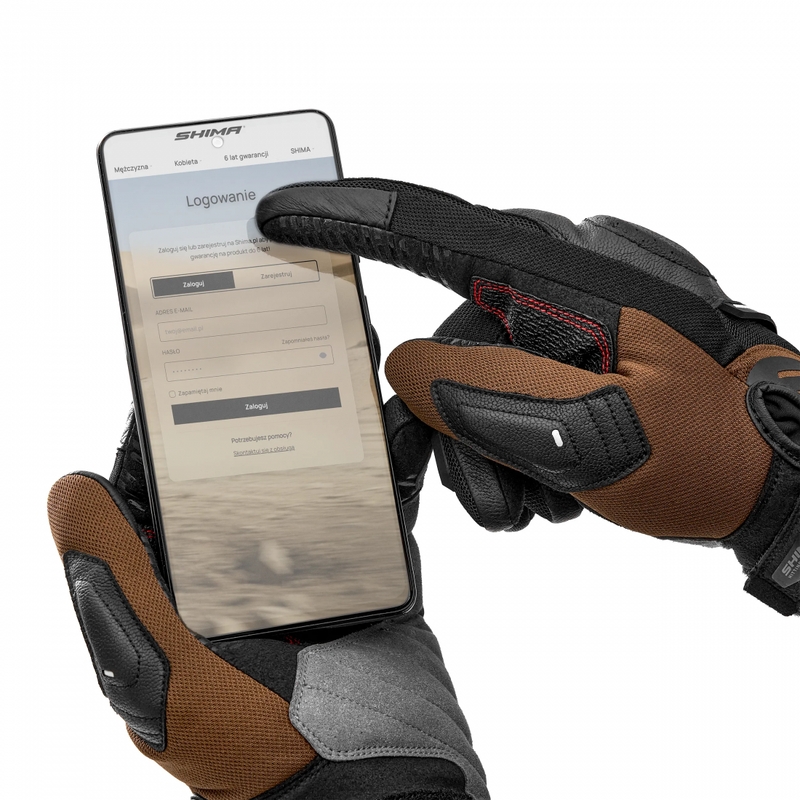 Shima Blaze 3.0 motocikla cimdi brūni