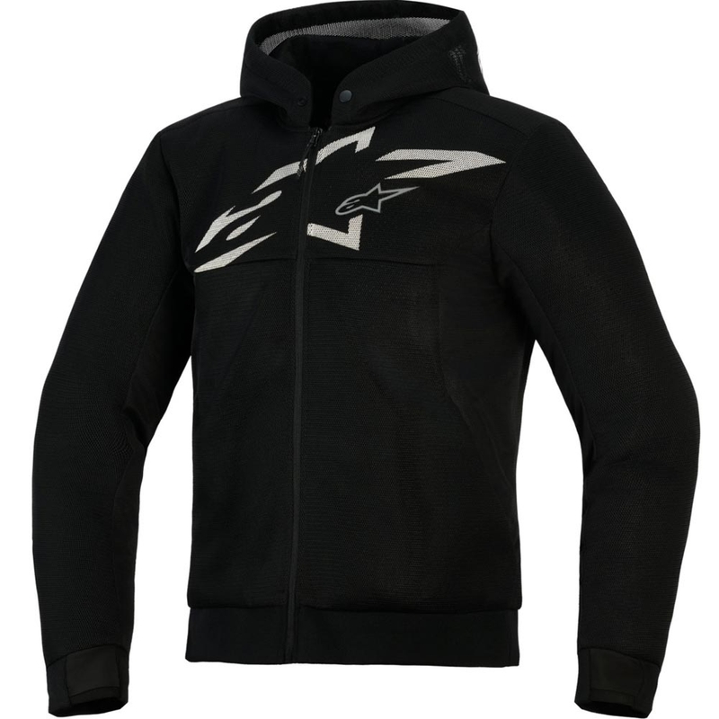 Alpinestars Chrome Superairflow motocikla sporta krekls melns-tumši pelēks-balts