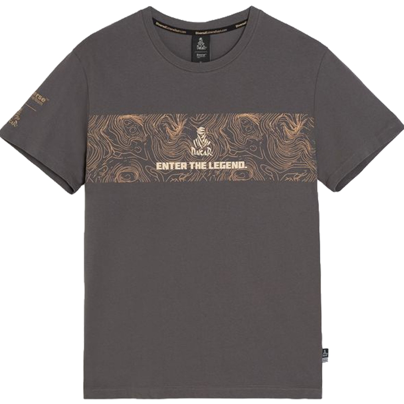 T-krekls Dakar High 263 grafīta krāsā