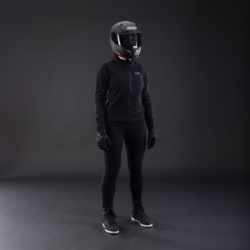 Oxford Armourlite AA Contour sieviešu motocikla jaka, melna