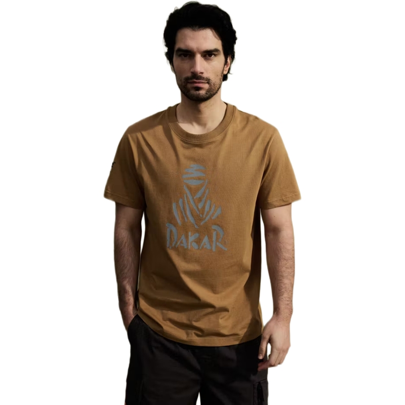 Dakar Logo 263 T-krekls smilšu krāsā