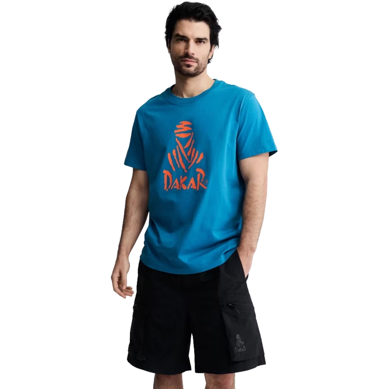 Dakar Logo 263 T-krekls zils
