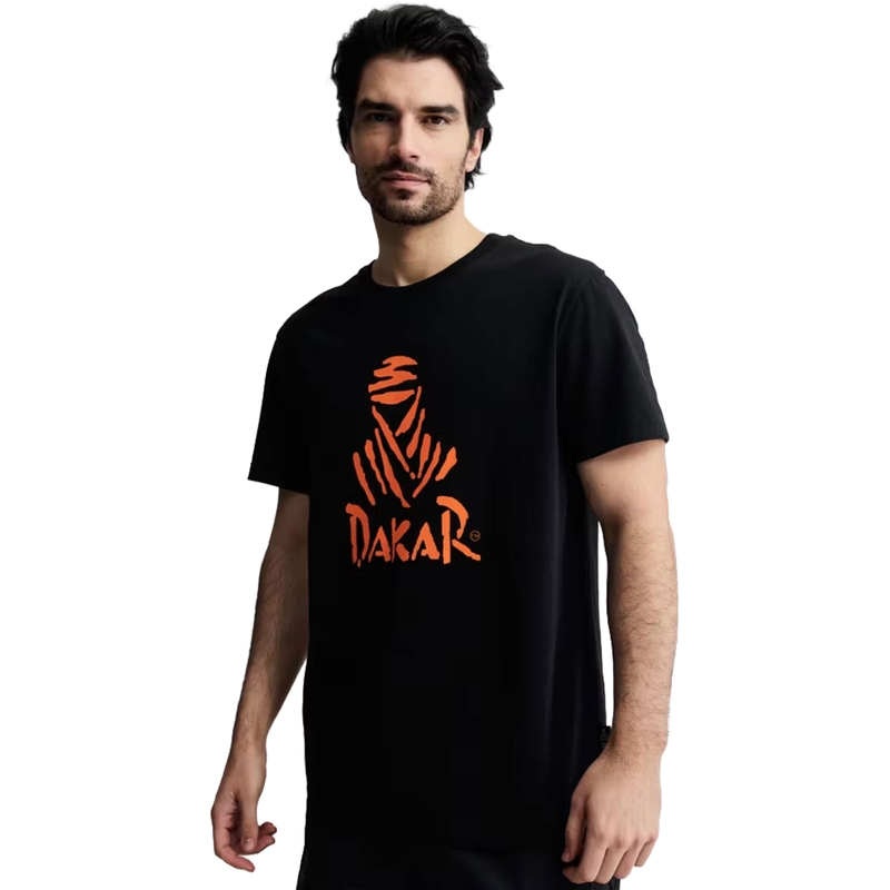 Dakar Logo 263 T-krekls melns