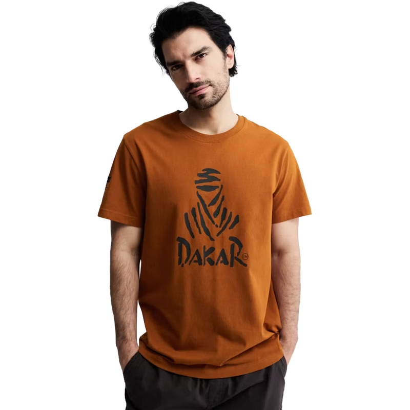 Dakar Logo 263 T-krekls brūns