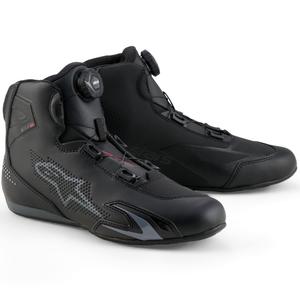 Alpinestars Celer motociklu zābaki melni-tumši pelēki