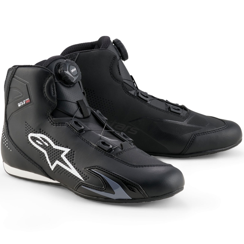 Alpinestars Celer motociklu zābaki melni balti