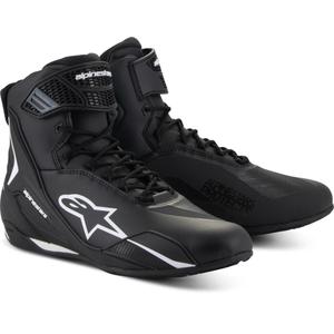 Alpinestars Faster-4 motociklu zābaki melni balti