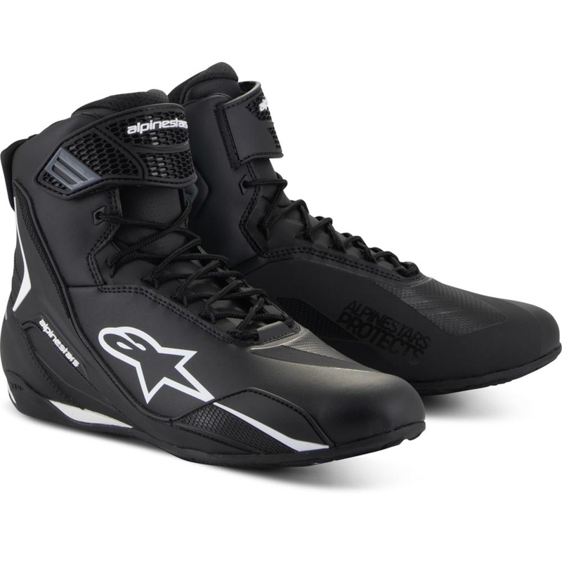 Alpinestars Faster-4 motociklu zābaki melni balti