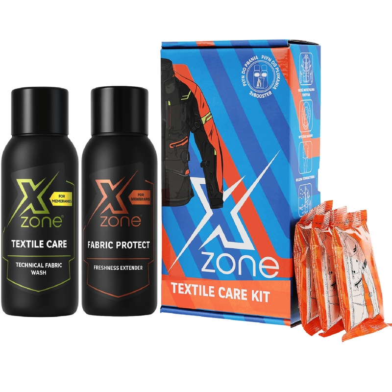 Xzone® tekstilizstrādājumu kopšanas komplekts