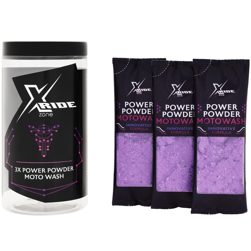 Pulverveida motociklu šampūns XzoneRide® Power Powder-Moto Wash 60 g