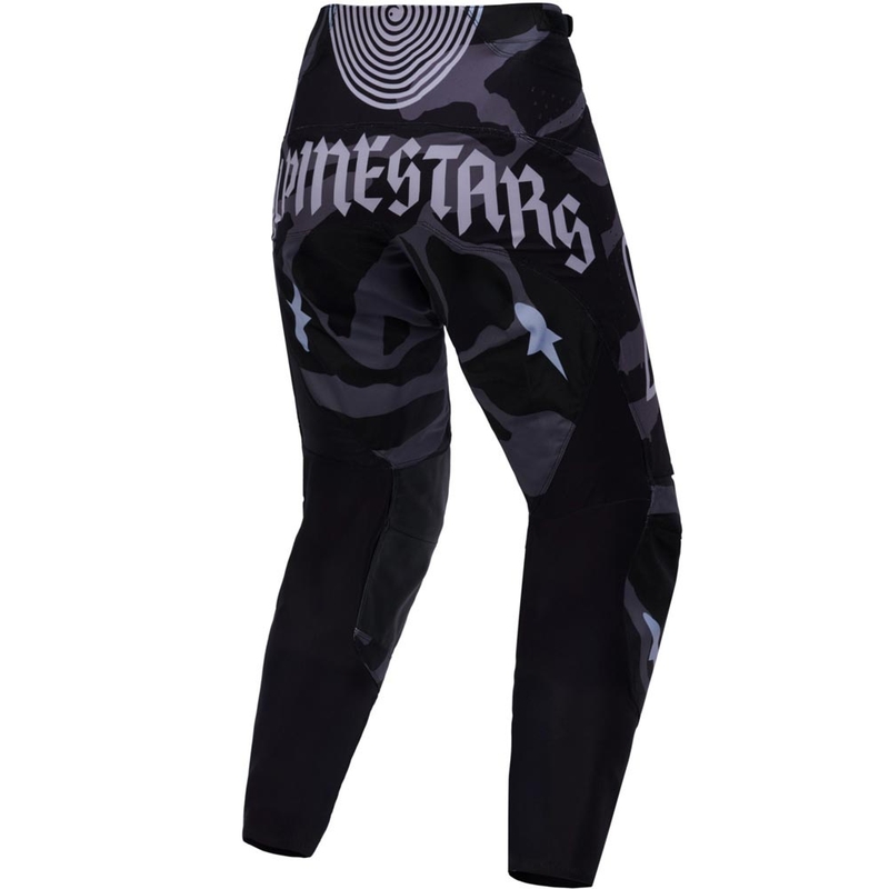 Alpinestars Techstar ierobežotā izdevuma Beast Coast motokrosa bikses pelēkas-melnas-oranžas