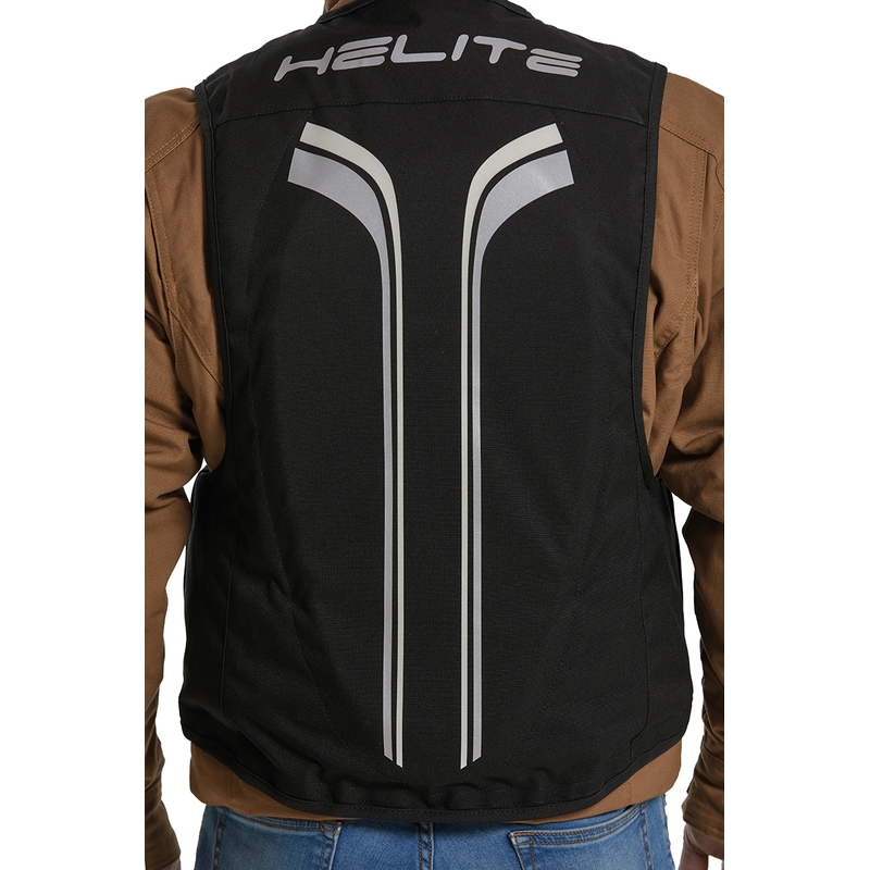 Helite Double Turtle Hivis drošības veste ar gaisa spilvenu, zaļa-dzeltena