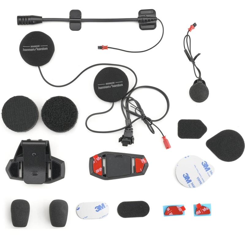 Interphone Era 1X HK 40 mm audio komplekts, melns