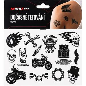 MotoZem Chopper pagaidu tetovējums
