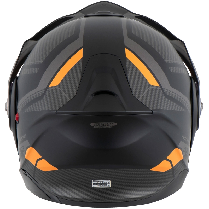 Flip-up motociklu ķivere Scorpion ADX-2 LEWIS matēta melna-oranža