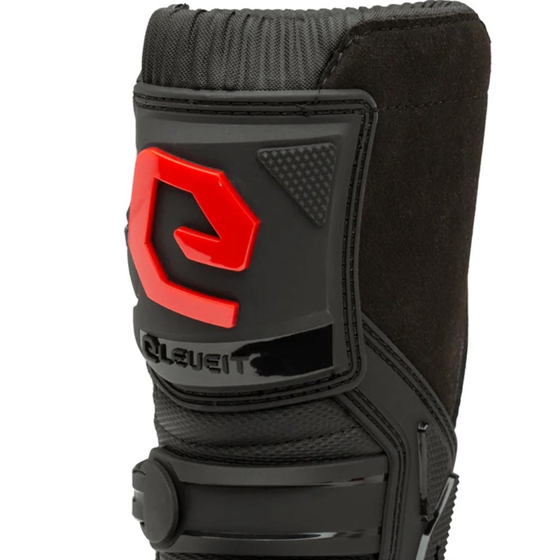 Eleveit X-Peak bērnu motokrosa zābaki melni-sarkani
