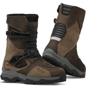 Eleveit X Land ADV Low E-Dry motocikla zābaki brūni