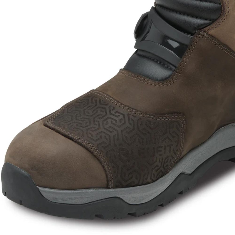 Eleveit X Land ADV Low E-Dry motocikla zābaki brūni