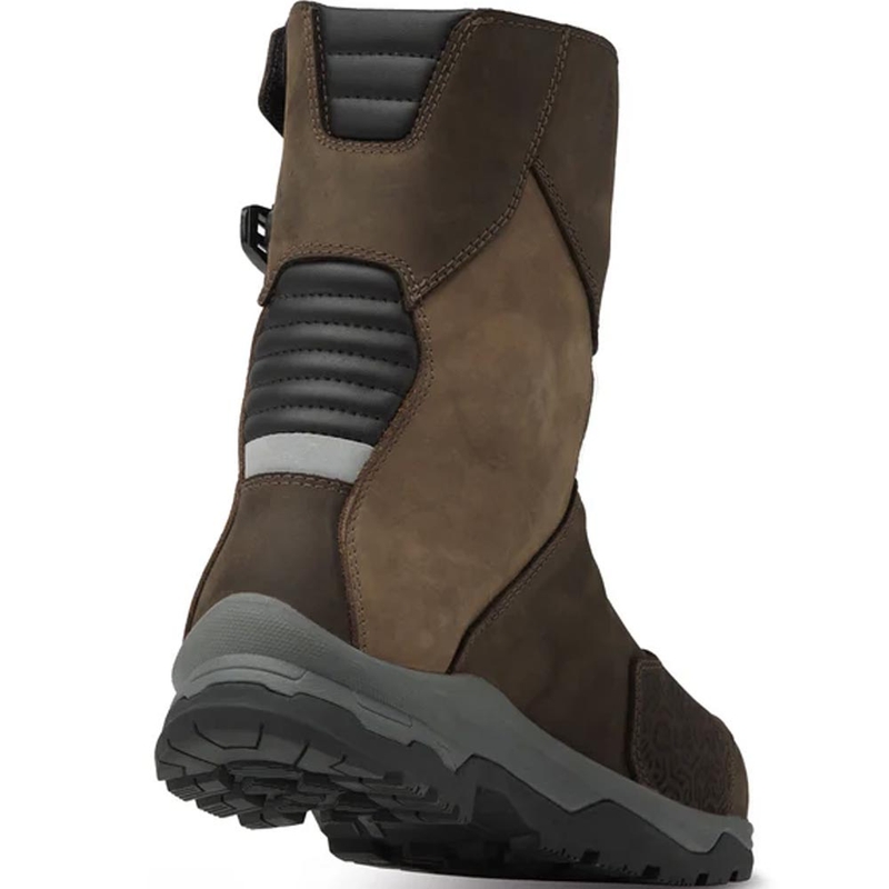 Eleveit X Land ADV Low E-Dry motocikla zābaki brūni