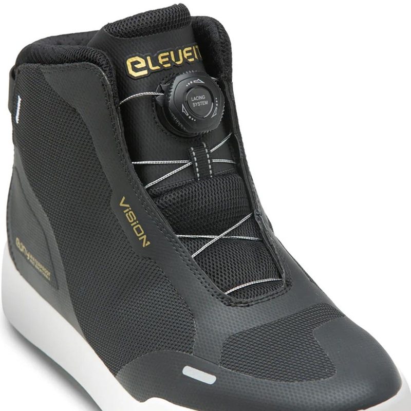 Eleveit Vision E-Dry sieviešu motociklu zābaki, melni