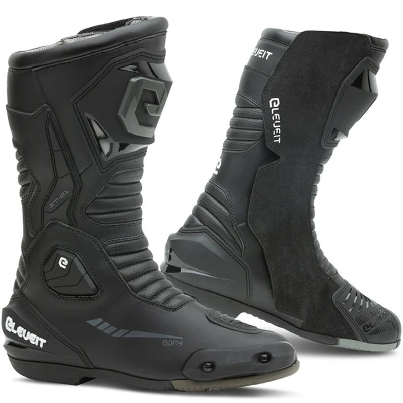 Eleveit ST-01 E-Dry motocikla zābaki melni