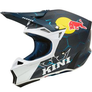 Motokrosa ķivere KINI Red Bull MXC2 2.0 zila-balta