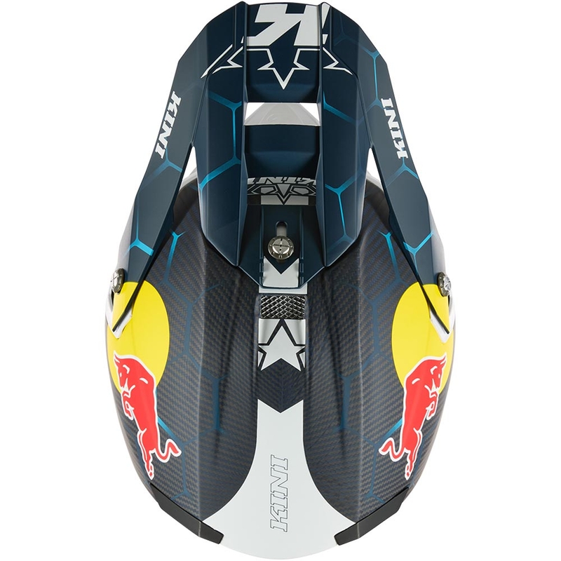 Motokrosa ķivere KINI Red Bull MXC2 2.0 zila-balta
