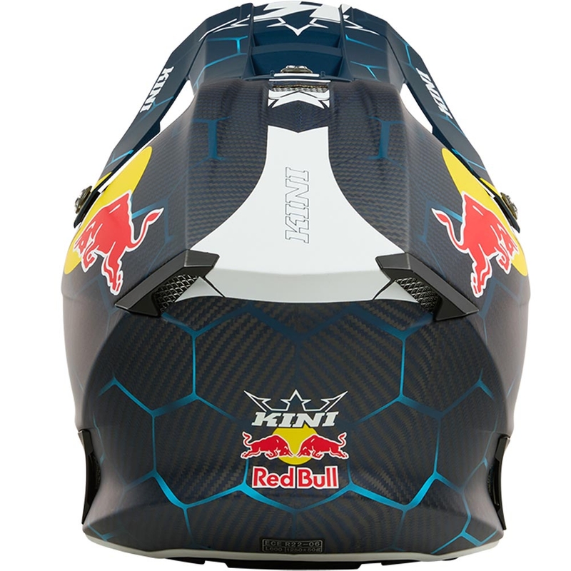 Motokrosa ķivere KINI Red Bull MXC2 2.0 zila-balta