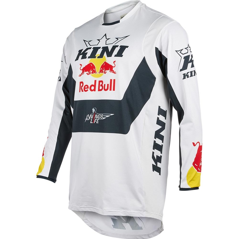 KINI Red Bull MXC 1.0 motokrosa krekls, balts