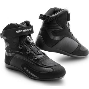 Sieviešu motociklu zābaki Shima Exo melni-melni