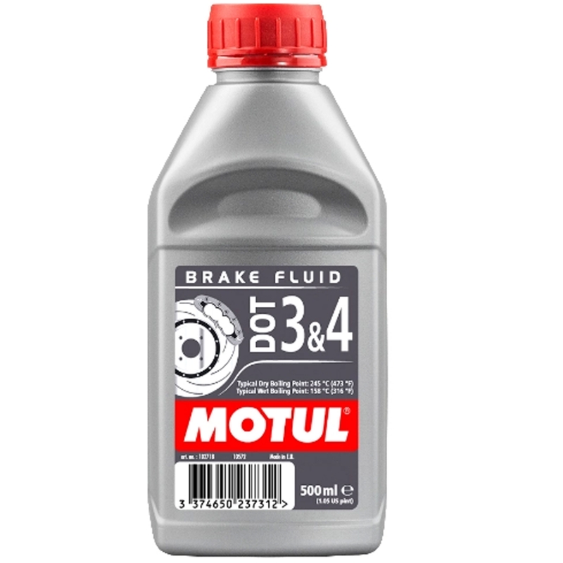 Motul Dot 3 un 4 bremžu šķidrums 0,5 l