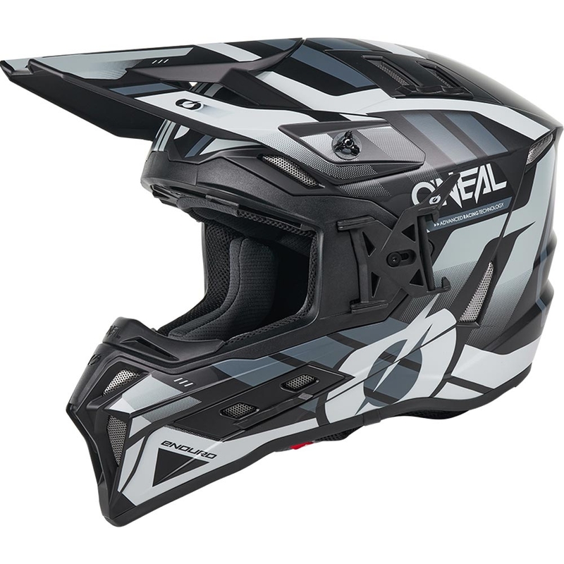 Motokrosa ķivere O´Neal EX-SRS Dust melna-pelēka