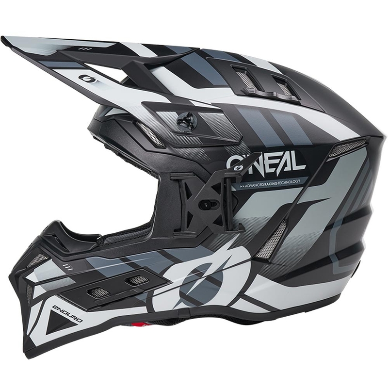 Motokrosa ķivere O´Neal EX-SRS Dust melna-pelēka