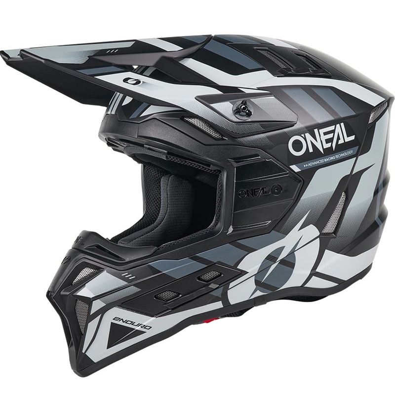 Motokrosa ķivere O´Neal EX-SRS Dust melna-pelēka