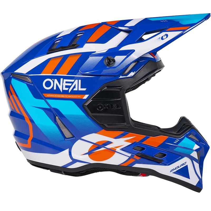 Motokrosa ķivere O´Neal EX-SRS Dust zila-oranža