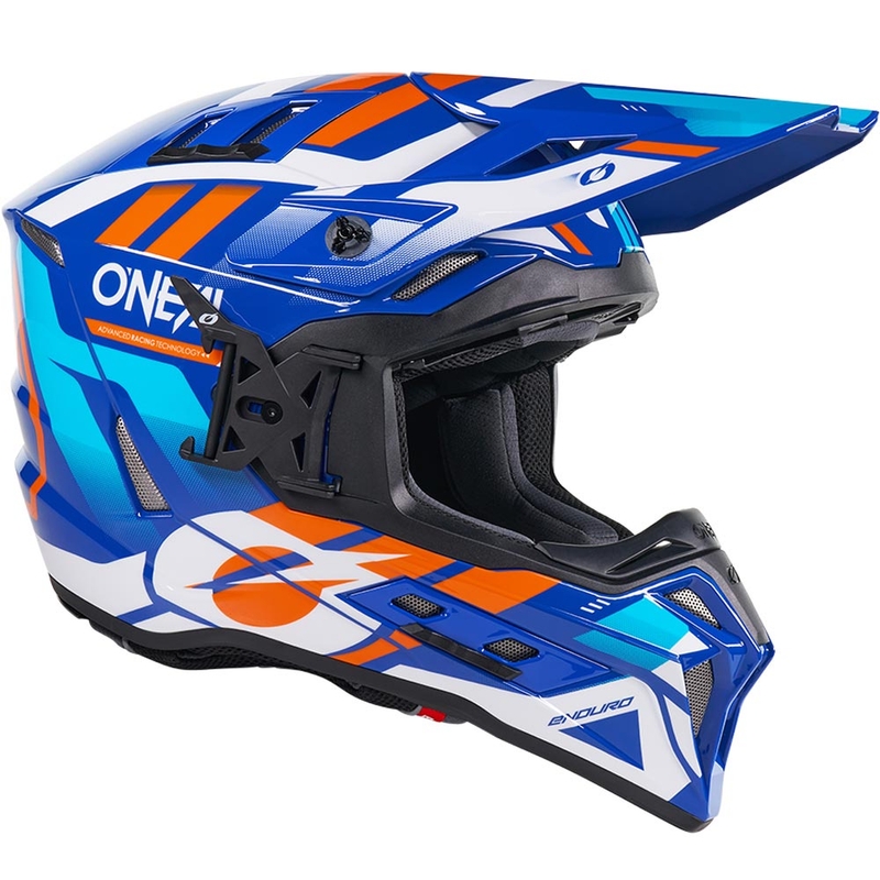 Motokrosa ķivere O´Neal EX-SRS Dust zila-oranža