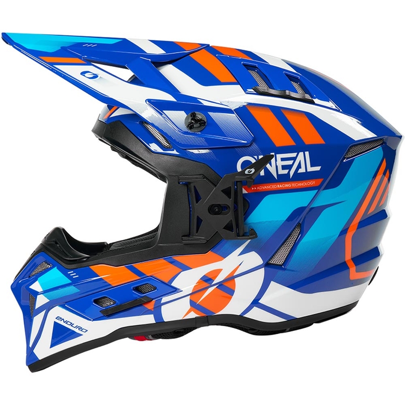 Motokrosa ķivere O´Neal EX-SRS Dust zila-oranža