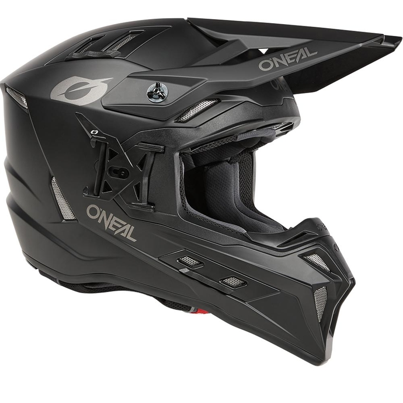 Motokrosa ķivere O´Neal EX-SRS Solid melna