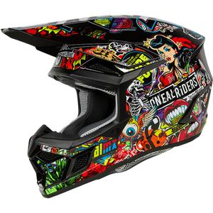 O'Neal 3SRS Crank motokrosa ķivere, daudzkrāsaina