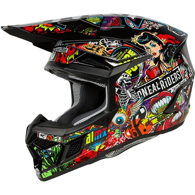 O'Neal 3SRS Crank motokrosa ķivere, daudzkrāsaina