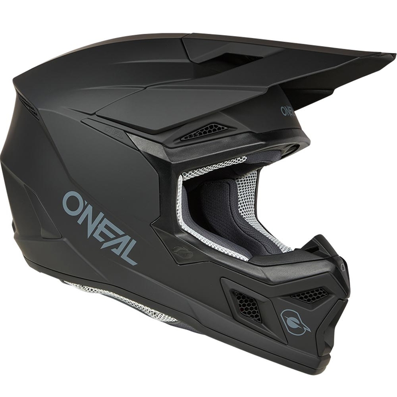 Motokrosa ķivere O´Neal 3SRS Solid matēta melna
